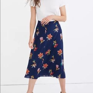 Madewell midi skirt